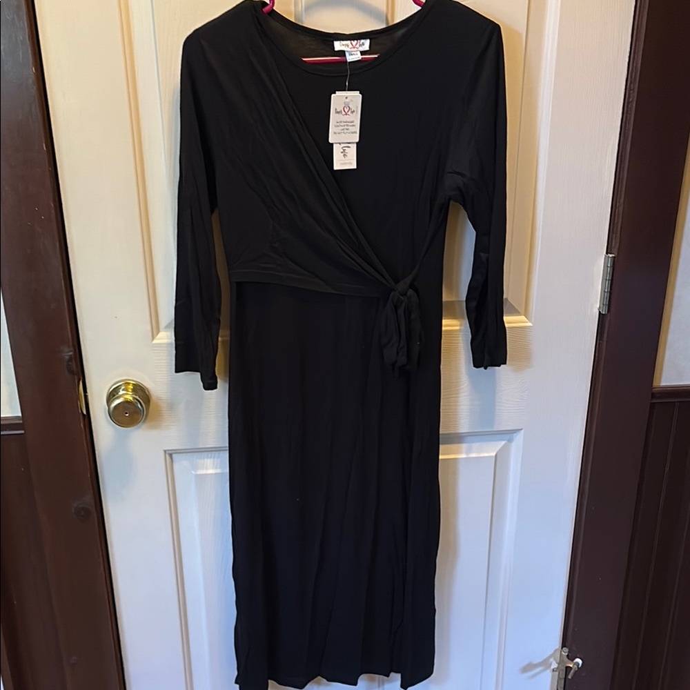 NWT Maternity Wrap Dress Sz Small